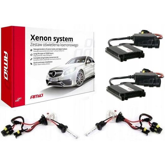 Instalatie xenon H7, 9-16V, 4300K, 35W, balast slim AC, 01945 Amio