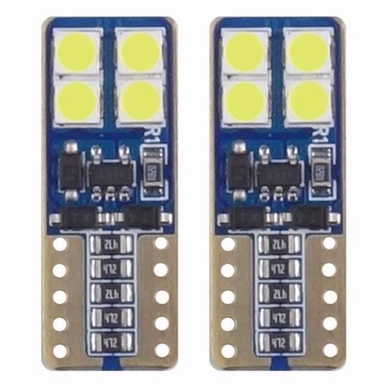 Set 2 becuri T10, cu Led 12-24V W5W Canbus, 01635 Amio