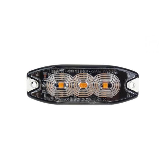 Proiector stroboscopic 3 LED-uri, 12-24V, 9W, 82x30, subtire, 02297 Amio