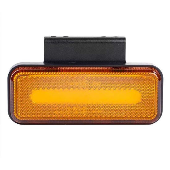 Lampa gabarit 124x49 LeED, cu suport, galbena 02376 Amio