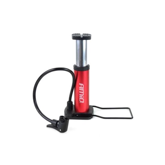 Pompa aer picior cu un cilindru MINI PU05, pentru biciclete, moto, auto 02142 Amio