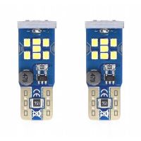 Set 2 becuri T10 cu LED, 12V, W5W, 1W, Ultra Bright Canbus 02445 Amio