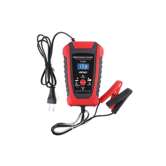 Redresor digital auto 12V-24V, 6A/3A, DVL DBC-03, 02379 Amio