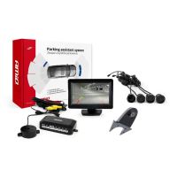 Camera marsarier cu senzori si monitor, montare plafon spate, monitor 4.3", kit asistenta parcare, AMIO 02671  