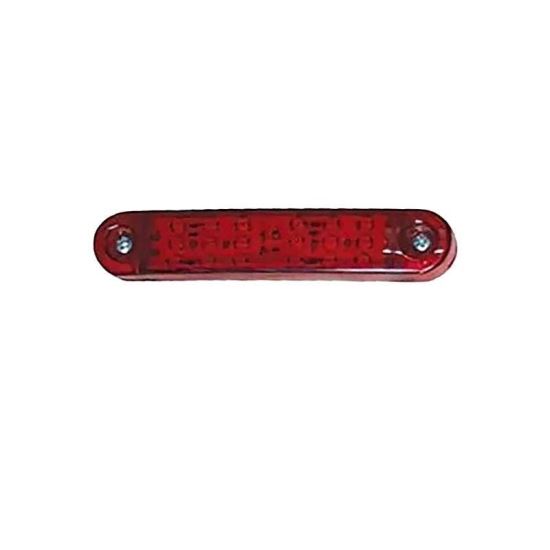 Lampa gabarit 130x24, 18 Leduri, rosie, 12-24V, Yuce YP-138-K