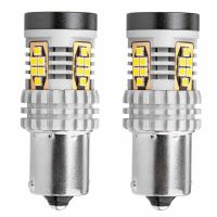 Set 2 becuri semnalizare, 24 LED-uri, 12/24V, P21W BA15s Canbus 02797 Amio