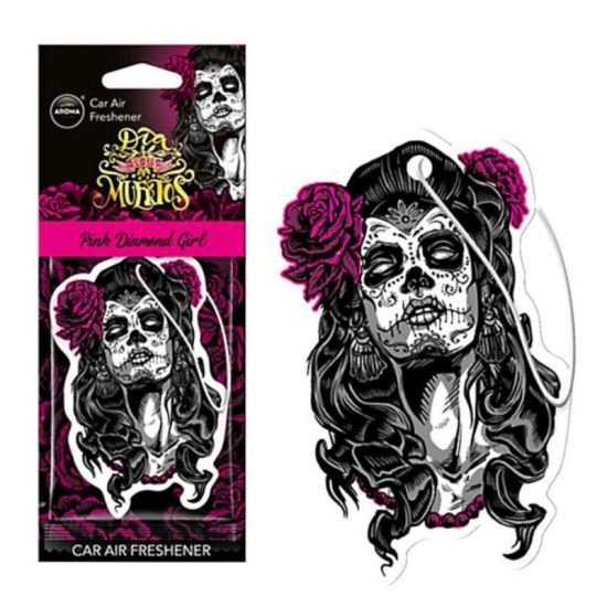 Odorizant bradulet Pink Diamond Girl Dia De Los Muertos, A83117 AROMACar
