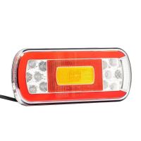 Lampa spate 220x100, 6 functii, cu ceata si numar, LED, FT-130PM Fristom