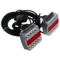 Kit lampi remorca (100x90LED), cablu 7.5m, cu magnet, 6006 Jiahui