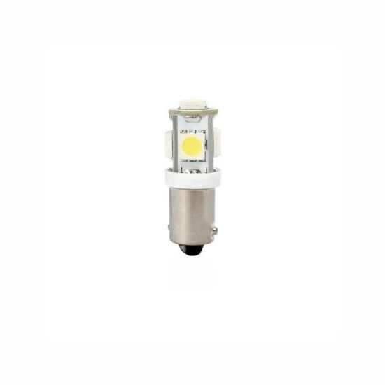 Set 2 becuri bord 5 LED-uri, 12V, T4W-BA9S alb 4471 Vecta