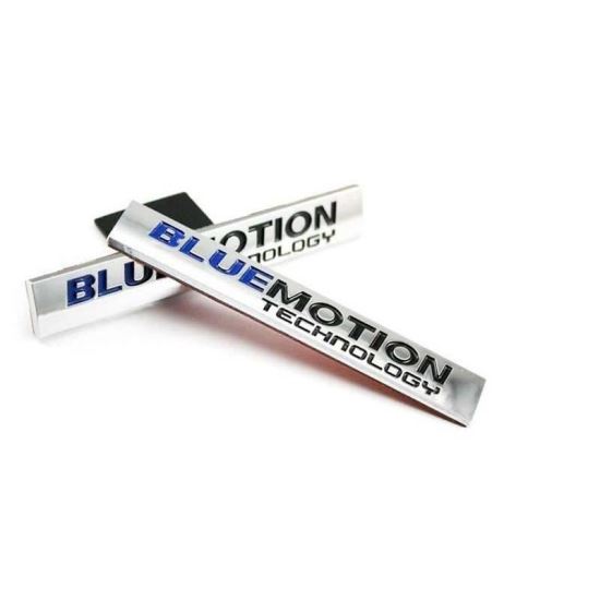 Ornament emblema metalica, adeziva Blue Motion