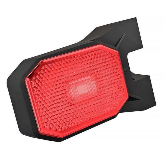 Lampa gabarit 63x63 cu LED, cu suport lateral,rosie FT-069 C1 Fristom