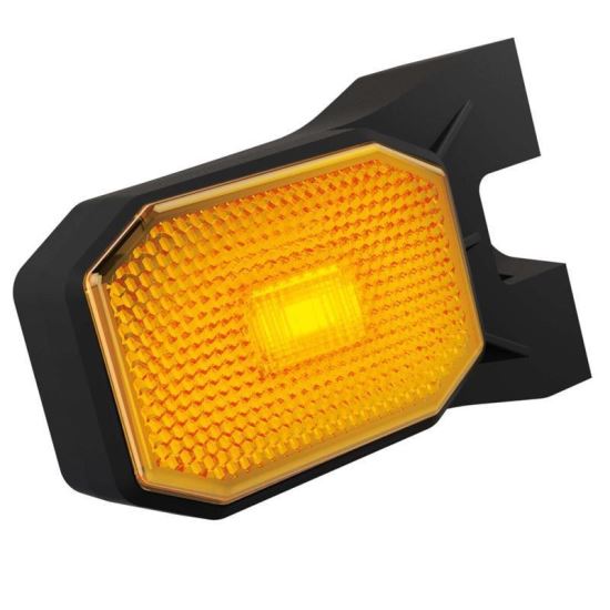 Lampa gabarit 63 x 63 cu Led, cu suport lateral, galbena FT-069 Z1 Fristom