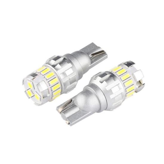 Set 2 becuri T10, 18 LED-uri 3014+3030, 12-24V W5W, CANBus VISION 58276 Carmotion