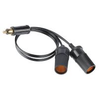 Stecher DIN cu 2 prize 12/24V, tip Y, cu 2 fire 2x36cm 86119 Carmotion