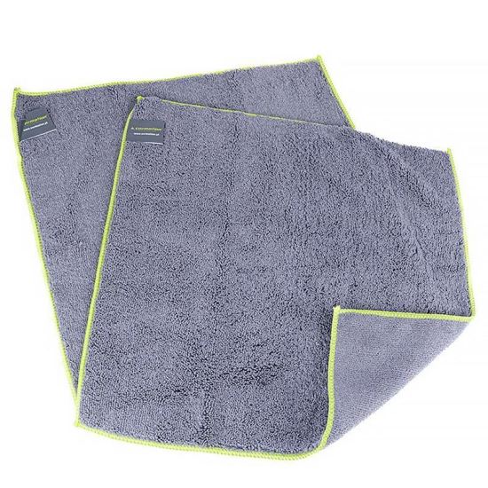 Set 2 bucati lavete microfibra 40x40cm, pentru uscare, gri, 63521 Carmotion