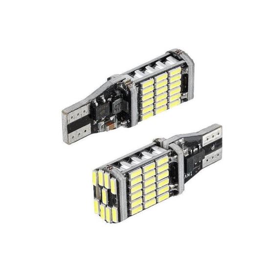 Set 2 becuri T15 LED 12-24V W16W, CanBus, Vision 58314 Carmotion 