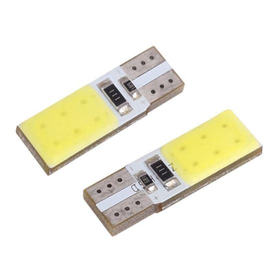 Set 2 becuri T10, 2 LED-uri COB, 12V W5W Canbus Vision 58961 Carmotion