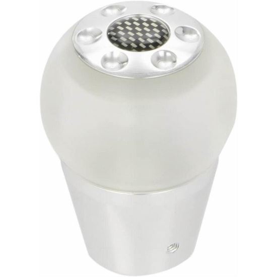 Maner schimbator viteze sferic cu LED albastru, din aluminiu, 8000280 RaceSport