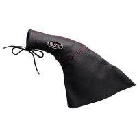 Husa frana mana piele perforata naturala neagra Butzi BZA4410