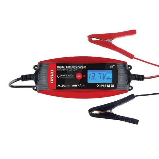 Redresor digital auto 6V/12V, 2A/4A, DVL DBC-4A  02088 Amio