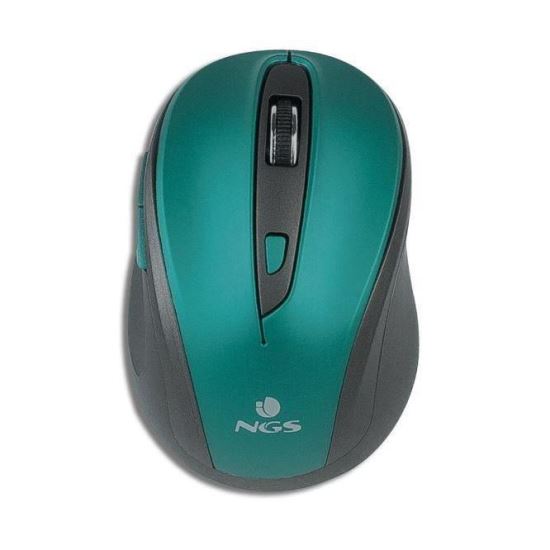 Mouse wireless USB 800/1600dpi albastru, NGS MOUSE-WLESS-EVOMUTEBE-NGS