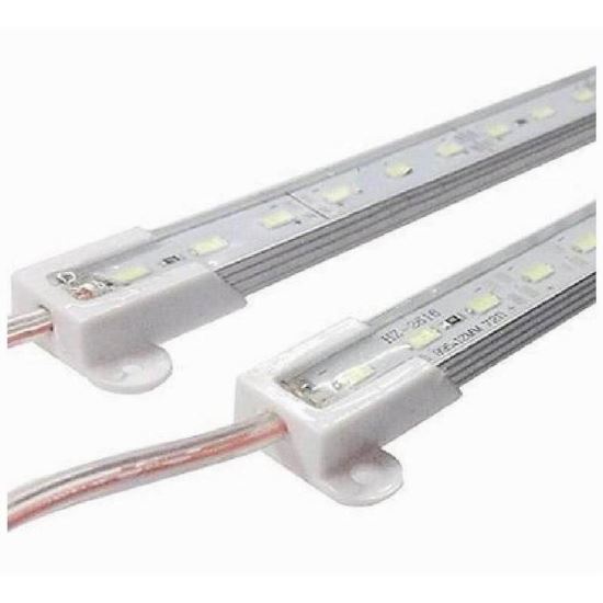 Lampa bara led rigida 1m cu dispersor, rosie, 12v ALSZ07-R