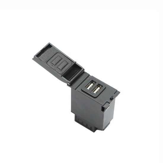 Priza cu 2 USB-uri, 3.1A, cu capac, KX38