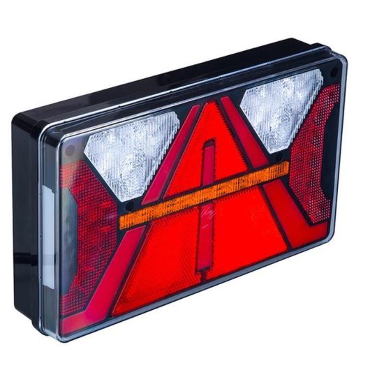 Lampa stop 238x140mm 7 functii, cu LED, stanga Strada LZD 2820 Horpol 