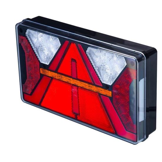 Lampa stop 238x140mm 7 functii, cu LED, dreapta Strada LZD2821 Horpol