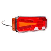 Lampa stop 350x131mm, 7 functii, LED Neon, cu triunghi, gabarit, ceata si mers inapoi, semnalizare dinamica, stanga CA7022 247Lighting