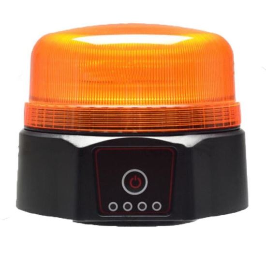 Girofar wireless 12/24V h98, fi123 36 LED-uri, 54W, cu magnet si acumulator reincarcabil CA8190 247 Lighting