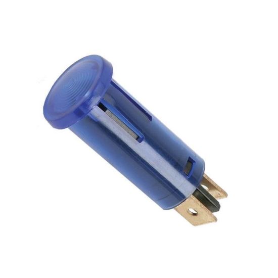 Indicator bord martor, fi 12mm, 12/24V, bec Led inclus, albastru EP797 247Light