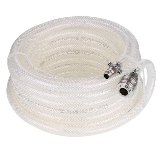 Furtun aer compresor 10m cu cupla rapida, transparent, 63554 Carmotion