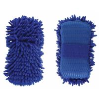 Laveta burete cu 2 fete, cu microfibra, albastra, 27x14x6cm, 01275 Amio