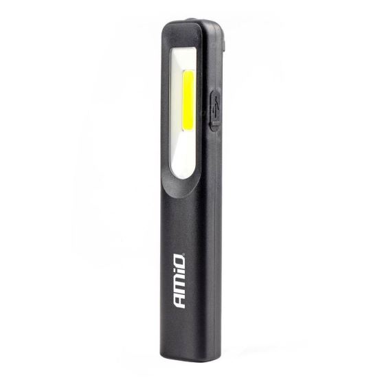 Lanterna lucru LED COB cu magnet si carlig prindere, reincarcabila USB, WT07 02817 Amio