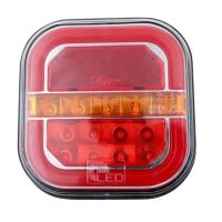 Lampa spate 107x107, 3 functii, LED, stanga TruckLed L2415