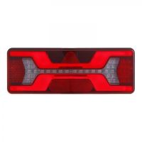 Lampa stop 380x135, 12/24V, 140 LED-uri, 6 functii cu triunghi, dreapta, L1956 TruckLed