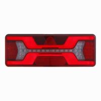Lampa stop 380x135, 12/24V, 140 LED-uri, 6 functii cu triunghi, stanga, L1955 Truckled