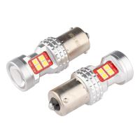 Set 2 becuri semnalizare, 13 LED-uri, SMD-3030, 12/24V, P21W BA15s Canbus 58310 Carmotion
