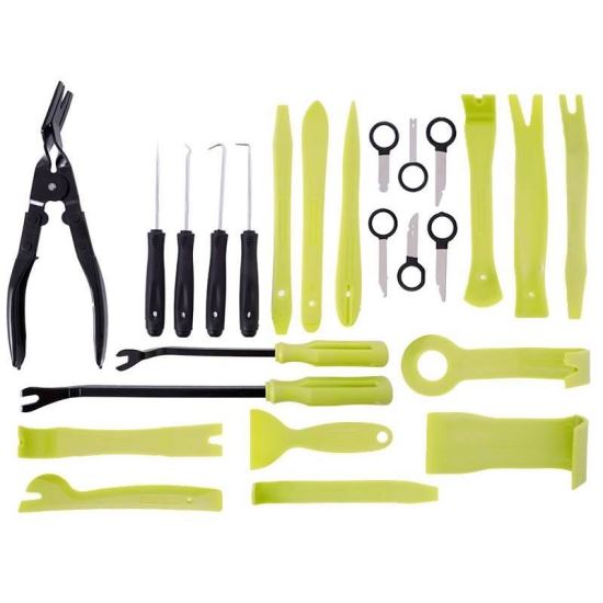 Trusa 26 piese demontat interior, panou tapiterie, plastic/metal  63684 Carmotion