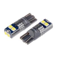 Set 2 becuri T10, 6 LED-uri, 12/24V, W5W Canbus 58275 Vision