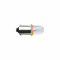 Set 2 becuri pozitie cu LED COB 12V/1W T4W, BA9S, portocaliu, Racesport LED200N