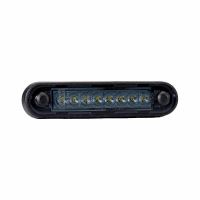 Lampa gabarit 120x27, Slim, 8 LED-uri, 2 garnituri, montare bullbar, rosie, FT-073C LONG DARK Fristom