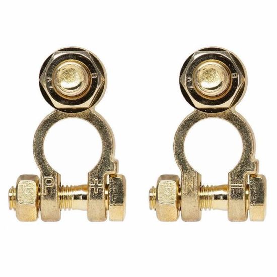 Set borne acumulator cupru, fixare cu surub M10 509.40 Alca