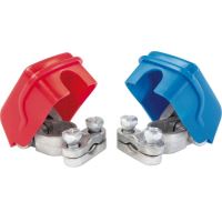 Set borne acumulator cu protectie, fi10mm, Clip Fix 509.70 Alca