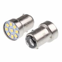 Set 2 becuri stop frana, 9 LED-uri, 12V, R5W-R10W, BAY15d, 58325 Vision