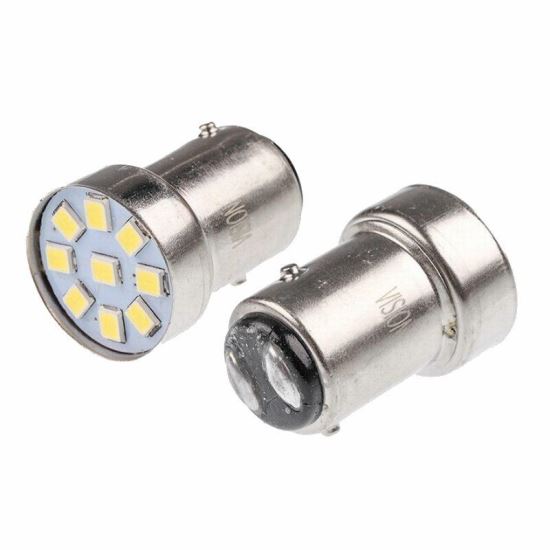 Set 2 becuri stop frana, 9 LED-uri, 12V, R5W-R10W, BAY15d, 58325 Vision