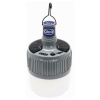 Lampa solara camping, cu LED, 200 lm, reincarcabila prin USB sau energie solara, cu telecomanda si carlig, 572.30 Alca