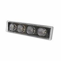 Lampa gabarit 180x45, 4 LED-uri, incastrabila cu mufa, lumina alba, Scania R 4, BK69508